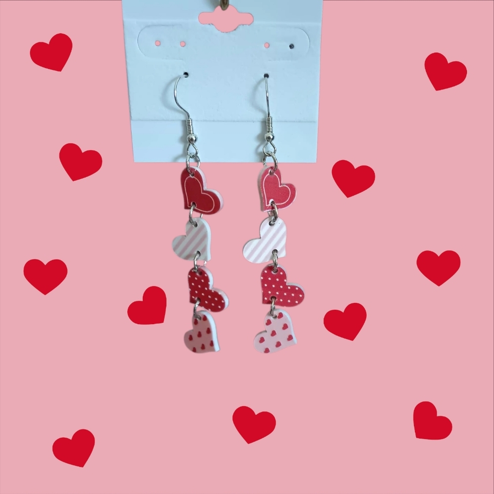 Pattern Dangle Hearts - Picture 2 of 2